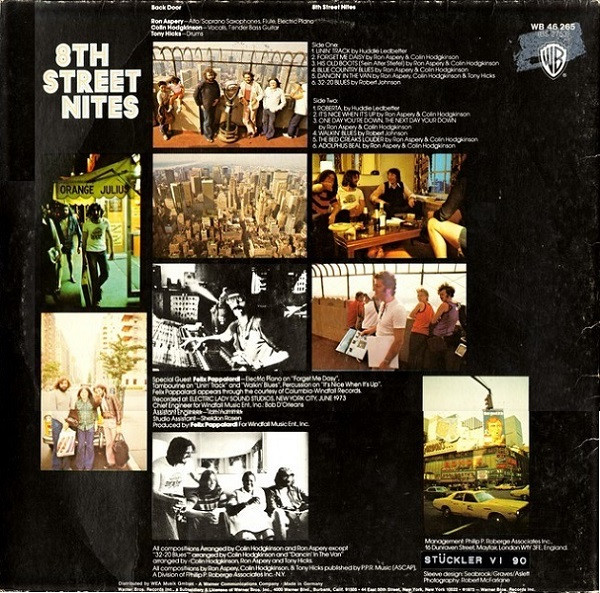 Back Door - 8th Street Nites | Warner Bros. Records (WB 46 265) - 2