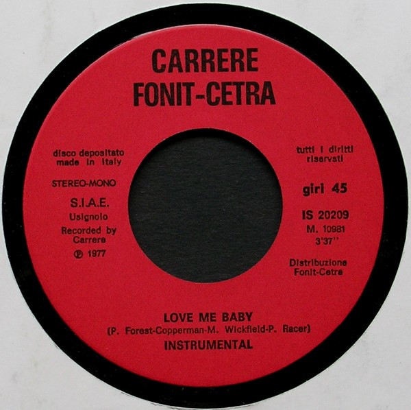 Sheila & B. Devotion - Love Me Baby | Carrere (IS 20209) - 4