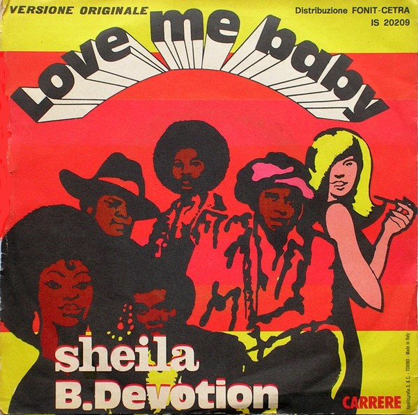 Sheila & B. Devotion - Love Me Baby | Carrere (IS 20209) - 2