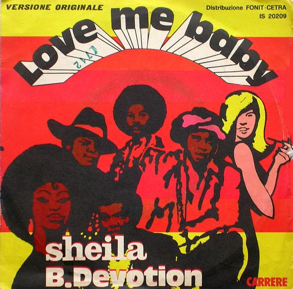 Sheila & B. Devotion - Love Me Baby | Carrere (IS 20209) - main