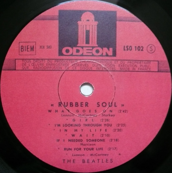 The Beatles - Rubber Soul | Odeon (LSO 102) - 4