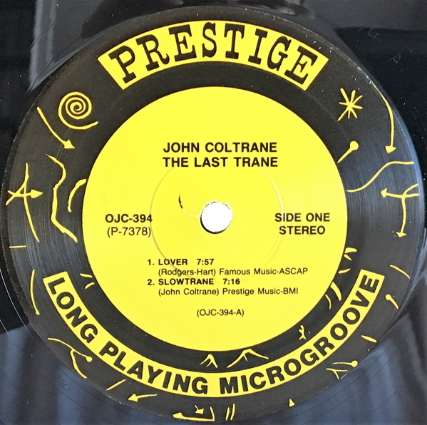 John Coltrane - The Last Trane | Original Jazz Classics (OJC-394) - 2