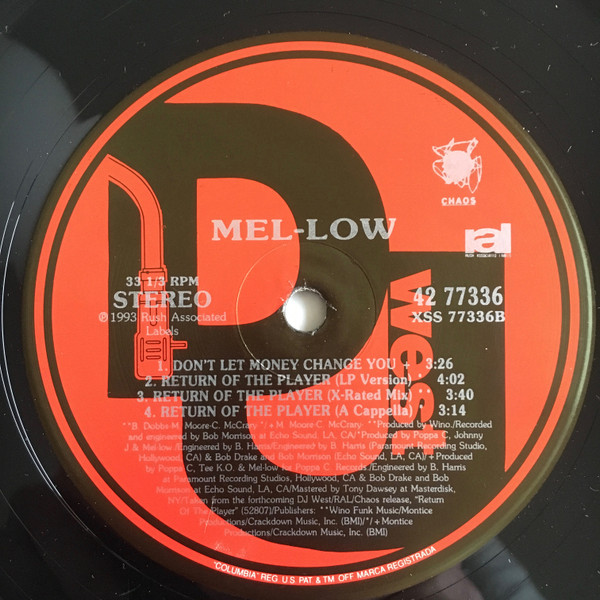 Mel-Low - Return Of The Player | DJ West (42 77336) - 4