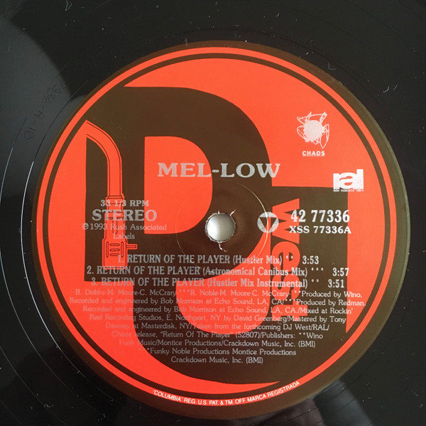 Mel-Low - Return Of The Player | DJ West (42 77336) - 3