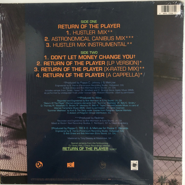 Mel-Low - Return Of The Player | DJ West (42 77336) - 2