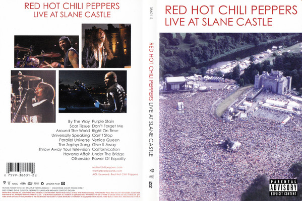 Red Hot Chili Peppers - Live At Slane Castle | Warner Reprise Video (38601-2) - 3 Red Hot Chili Peppers - Live At Slane Castle | Warner Reprise Video (38601-2) - 3