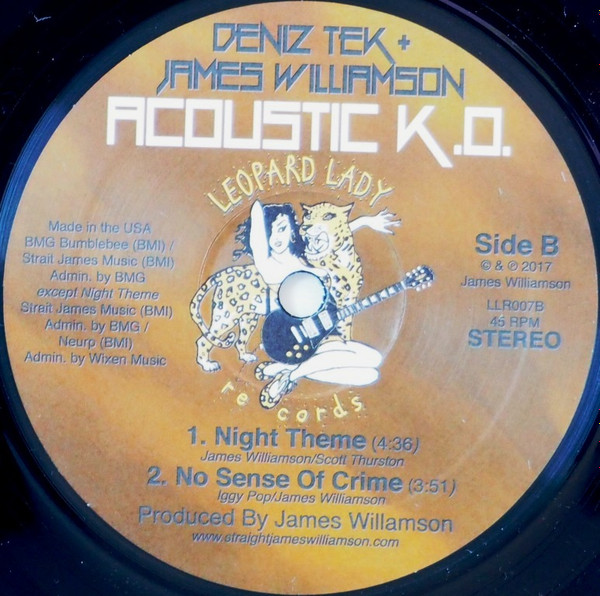 Deniz Tek + James Williamson - Acoustic K.O. | Leopard Lady Records (LLR007) - 4 Deniz Tek + James Williamson - Acoustic K.O. | Leopard Lady Records (LLR007) - 4