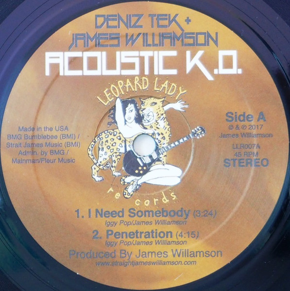 Deniz Tek + James Williamson - Acoustic K.O. | Leopard Lady Records (LLR007) - 3 Deniz Tek + James Williamson - Acoustic K.O. | Leopard Lady Records (LLR007) - 3