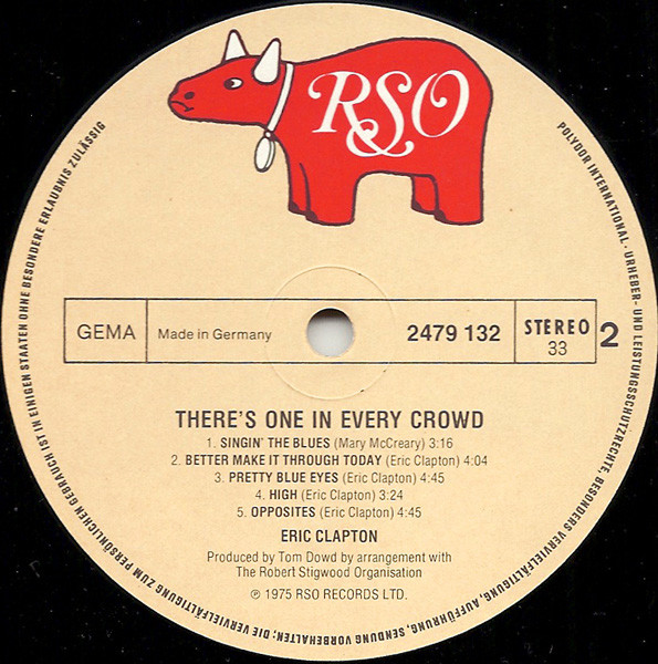 Eric Clapton - There's One In Every Crowd | RSO (2479 132) - 4