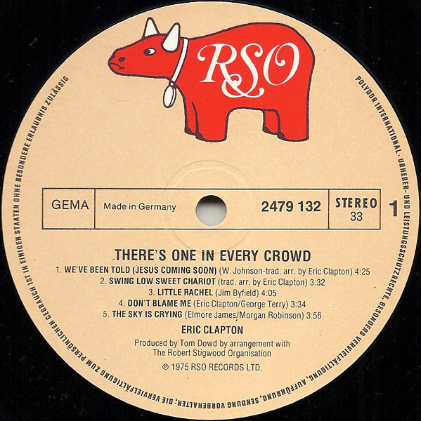 Eric Clapton - There's One In Every Crowd | RSO (2479 132) - 3