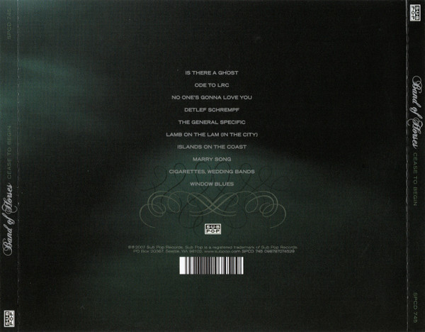 Band Of Horses - Cease To Begin | Sub Pop (SPCD 745) - 2