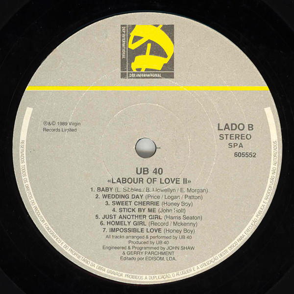UB40 - Labour Of Love II | DEP International (605552) - 4 UB40 - Labour Of Love II | DEP International (605552) - 4