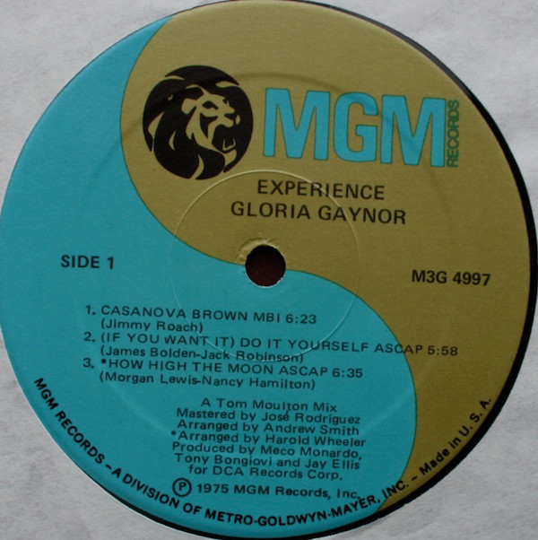 Gloria Gaynor - Experience Gloria Gaynor [Vinyl] | MGM Records (M3G 4997) - 3