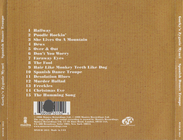 Gorky's Zygotic Mynci - Spanish Dance Troupe | Mantra Recordings (MNTCD1015) - 2