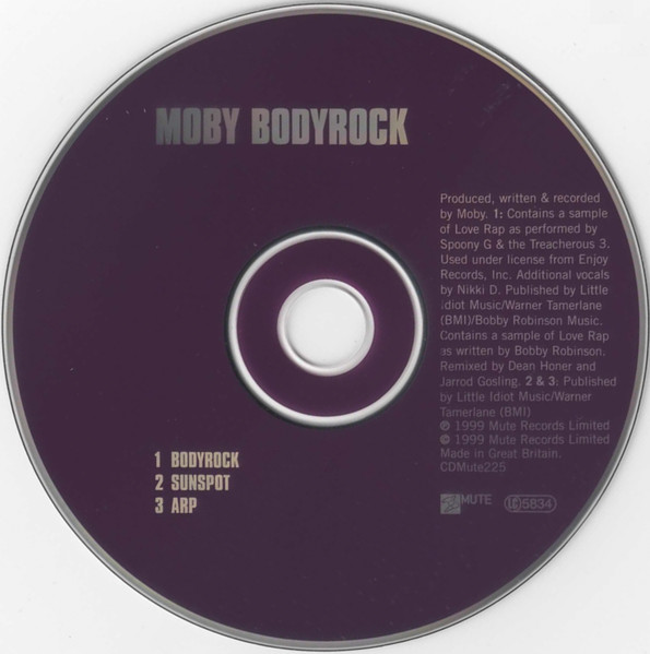 Moby - Bodyrock | Mute (CDMute225) - 4