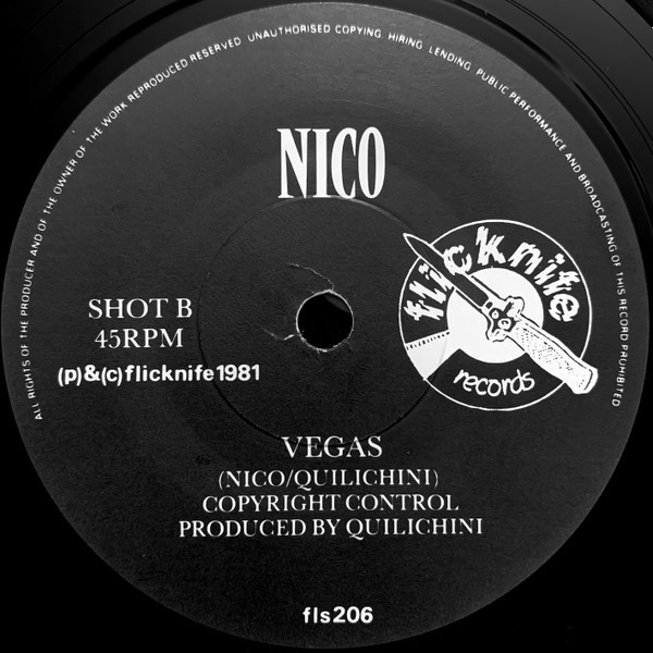 Nico - Saēta / Vegas | Flicknife Records (FLS 206) - 4