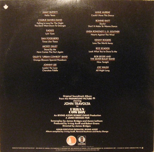 Various - Urban Cowboy (Original Motion Picture Soundtrack) | Asylum Records (2FDP-90002) - 3