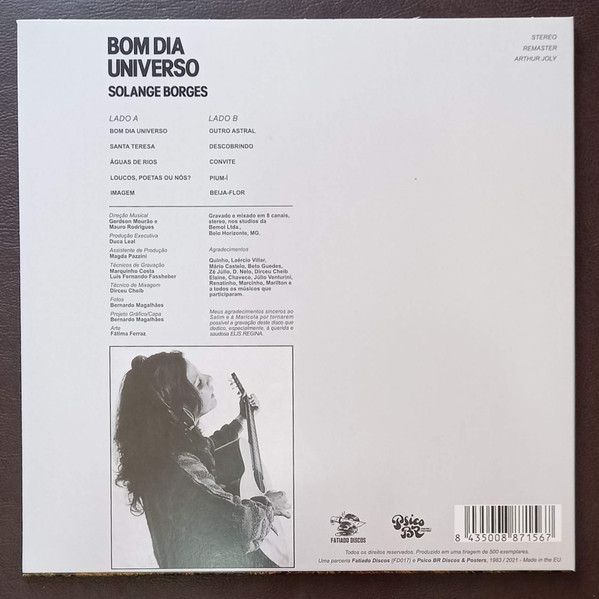 Solange Borges - Bom Dia Universo | Fatiado Discos (FD017) - 2