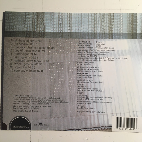 Readymade - It Doesn't Make Sense | Tamtam Records (74321519502) - 2