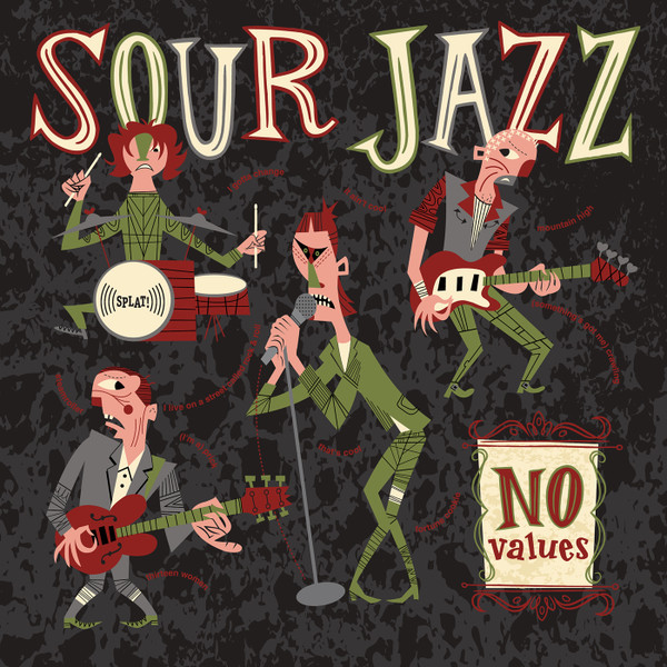 Sour Jazz - No Values | Ghost Rider Records (GR002) - main Sour Jazz - No Values | Ghost Rider Records (GR002) - main