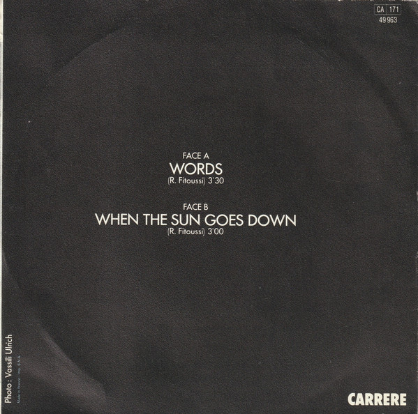 F.R. David - Words | Carrere (49963) - 2