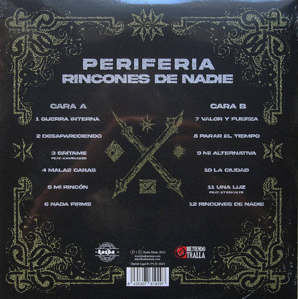 Periferia - Rincones De Nadie | Kasba Music (KM170120V) - 2