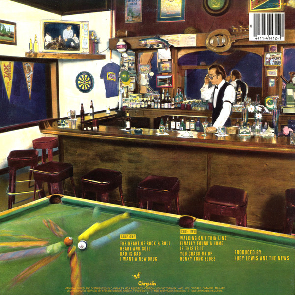 Huey Lewis & The News - Sports | Chrysalis (CHS 41412) - 2