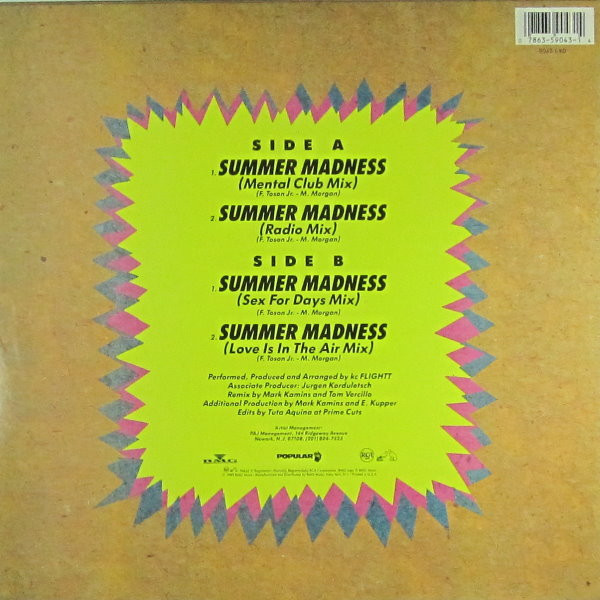 KC Flightt - Summer Madness | RCA (9043-1-RD) - 2