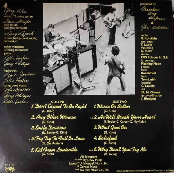 Greg Kihn - Greg Kihn | Beserkley (BZ-0046) - 2