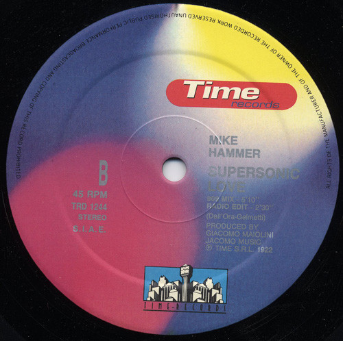 Mike Hammer - Supersonic Love | Time Records (TRD 1244) - 3 Mike Hammer - Supersonic Love | Time Records (TRD 1244) - 3