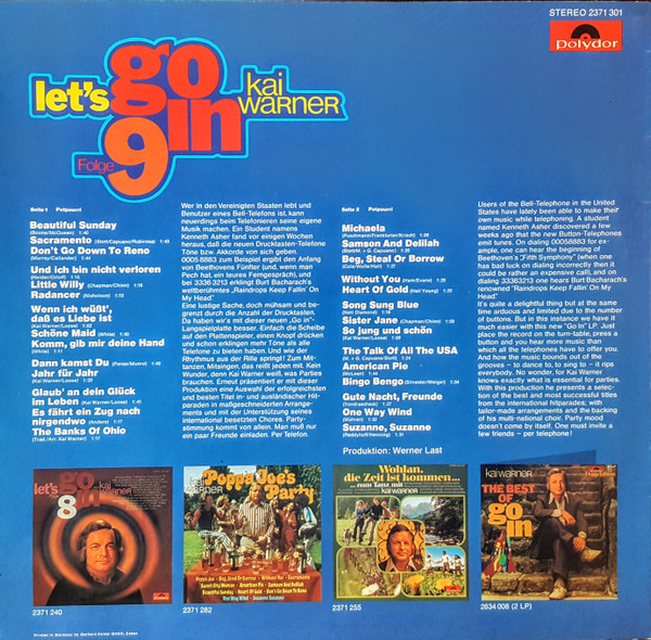 Kai Warner - Let's Go In Folge 9 | Polydor (2371 301)