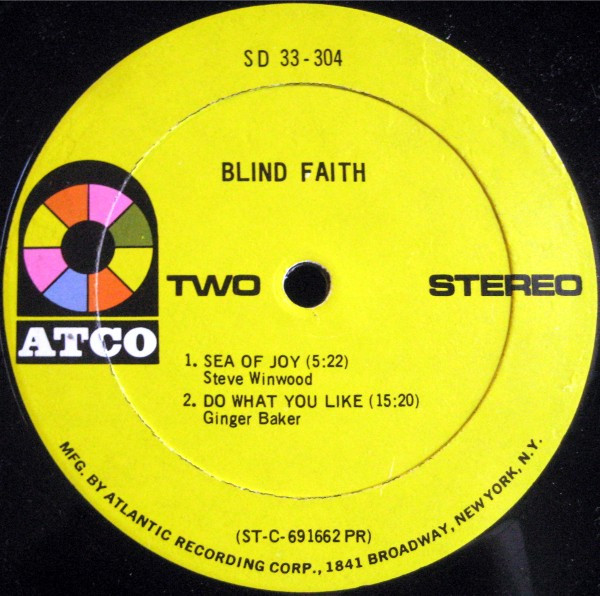 Blind Faith - Blind Faith | ATCO Records (SD 33-304) - 4