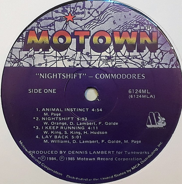 Commodores - Nightshift | Motown (6124ML) - 2