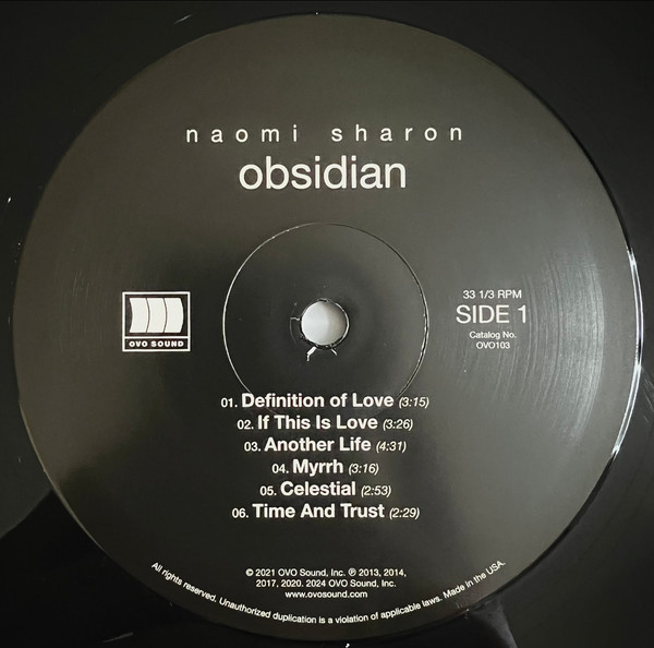 Naomi Sharon - Obsidian | OVO Sound (OVO103) - 3