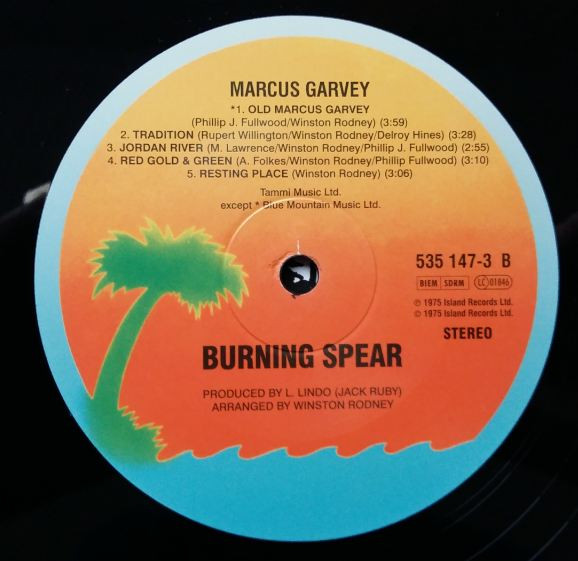 Burning Spear - Marcus Garvey | Island Records (535 147-3) - 4