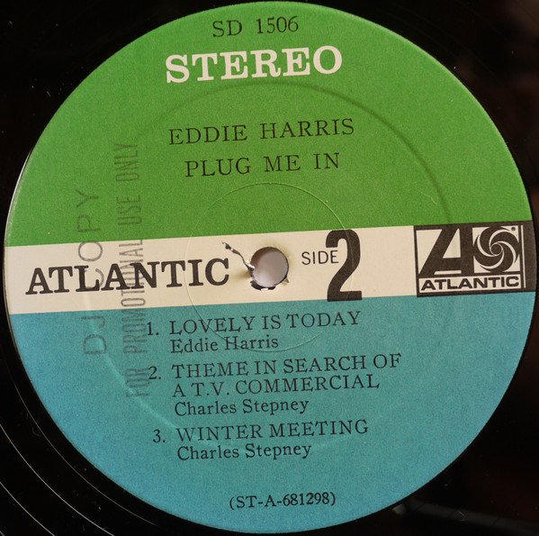 Eddie Harris - Plug Me In | Atlantic (SD 1506) - 4 Eddie Harris - Plug Me In | Atlantic (SD 1506) - 4