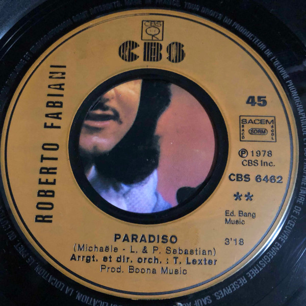 Roberto Fabiani - Paradiso | CBS (CBS 6462) - 2