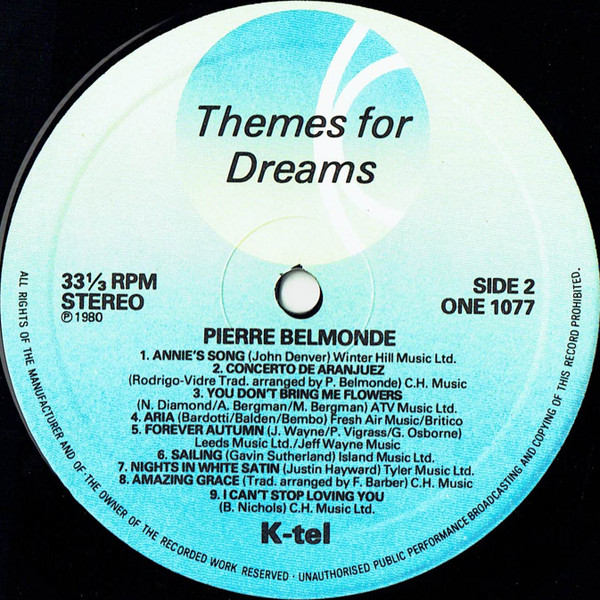 Pierre Belmonde - Themes For Dreams (The Magic Sound Of Panpipes) | K-Tel (ONE 1077) - 4 Pierre Belmonde - Themes For Dreams (The Magic Sound Of Panpipes) | K-Tel (ONE 1077) - 4