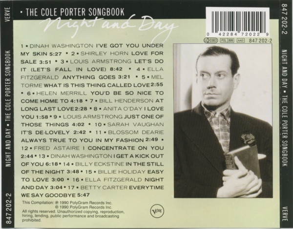 Cole Porter - Night And Day - The Cole Porter Songbook | Verve Records (847 202-2) - 2 Cole Porter - Night And Day - The Cole Porter Songbook | Verve Records (847 202-2) - 2