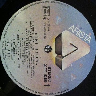 Lou Reed - The Bells | Arista (2C 070 62630) - 3