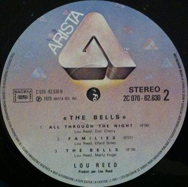 Lou Reed - The Bells | Arista (2C 070 62630) - 4