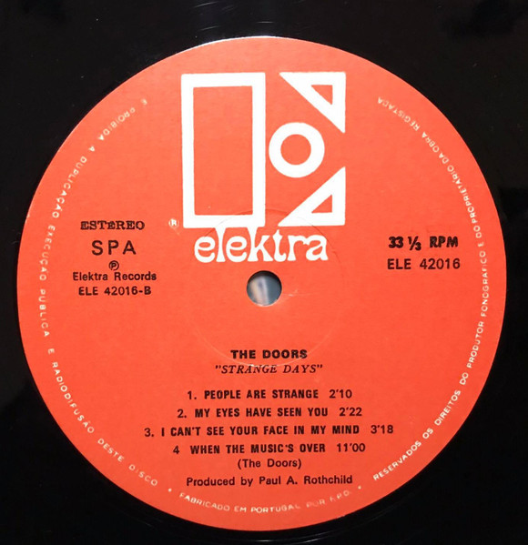The Doors - Strange Days | Elektra (ELE 42 016) - 4