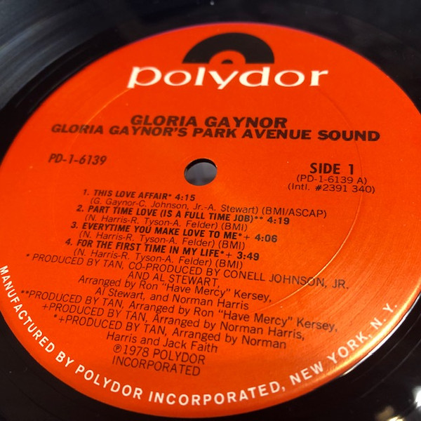 Gloria Gaynor - Gloria Gaynor's Park Avenue Sound | Polydor (PD-1-6139) - 2 Gloria Gaynor - Gloria Gaynor's Park Avenue Sound | Polydor (PD-1-6139) - 2