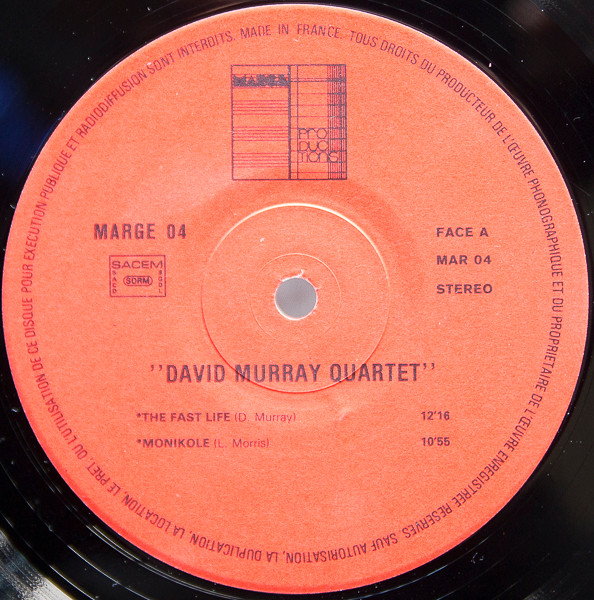 David Murray - Let The Music Take You | Marge (Marge 04) - 3