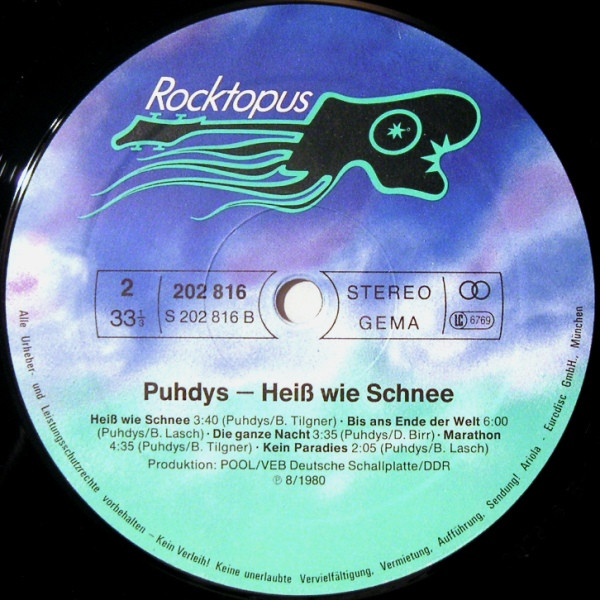 Puhdys - Heiß Wie Schnee | Rocktopus (202 816) - 4