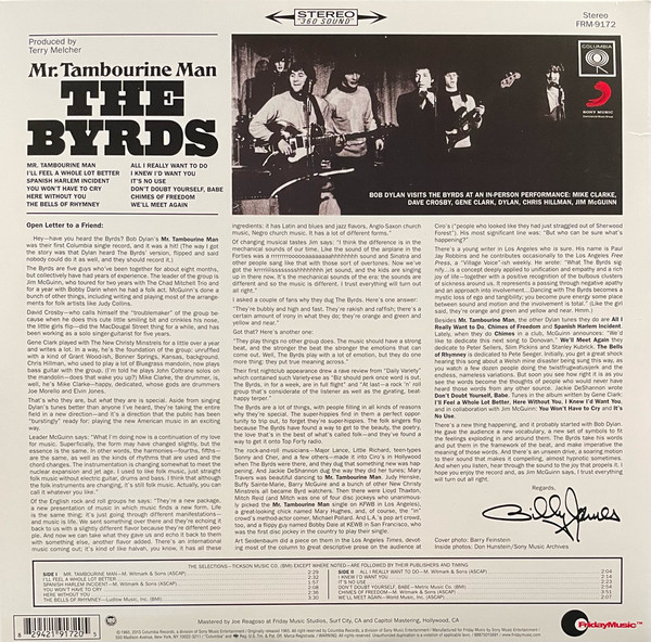 The Byrds - Mr. Tambourine Man | Friday Music (FRM-9172) - 2 The Byrds - Mr. Tambourine Man | Friday Music (FRM-9172) - 2