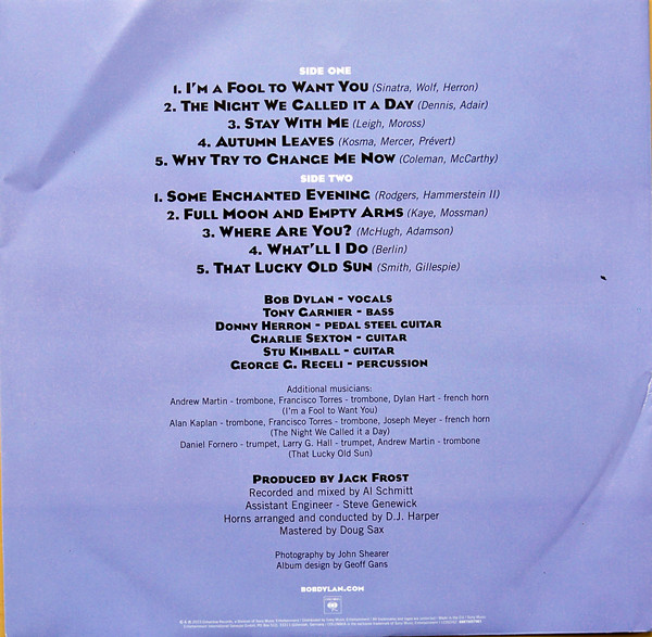 Bob Dylan - Shadows In The Night | Columbia (88875057961) - 3 Bob Dylan - Shadows In The Night | Columbia (88875057961) - 3