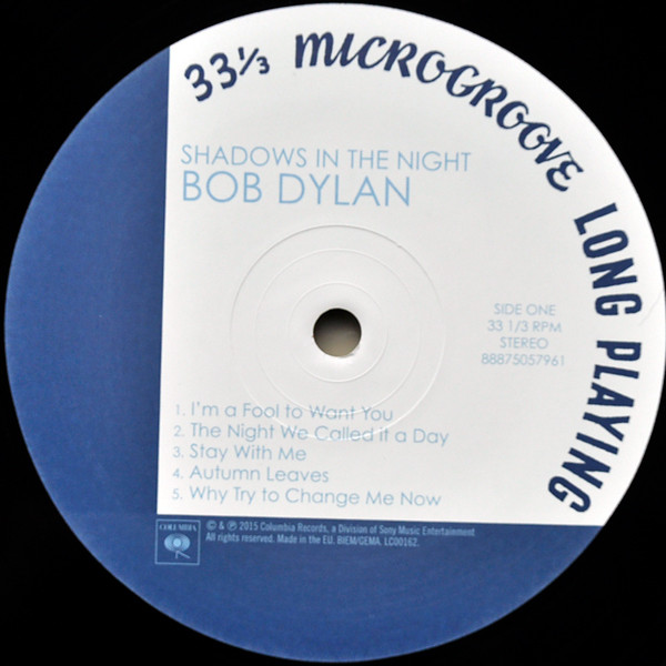 Bob Dylan - Shadows In The Night | Columbia (88875057961) - 2 Bob Dylan - Shadows In The Night | Columbia (88875057961) - 2
