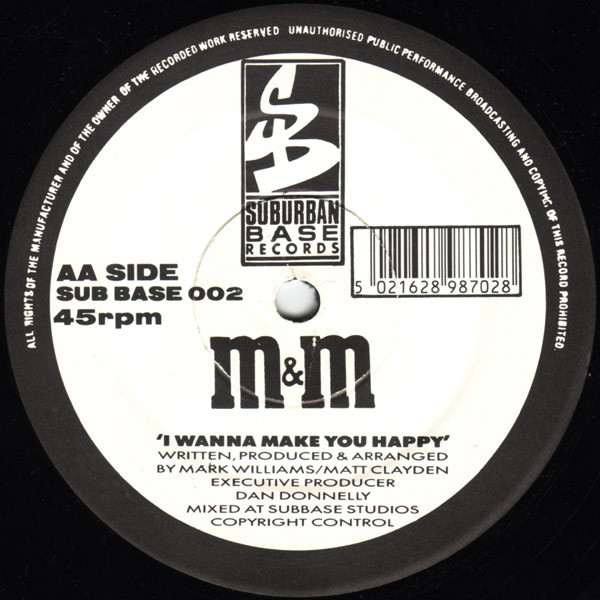 M&M - Don't Stand In My Way | Suburban Base Records (SUB BASE 002) - 4
