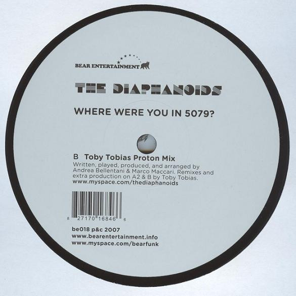 The Diaphanoids - Where Were You In 5079? | Bear Entertainment (be018) - 2